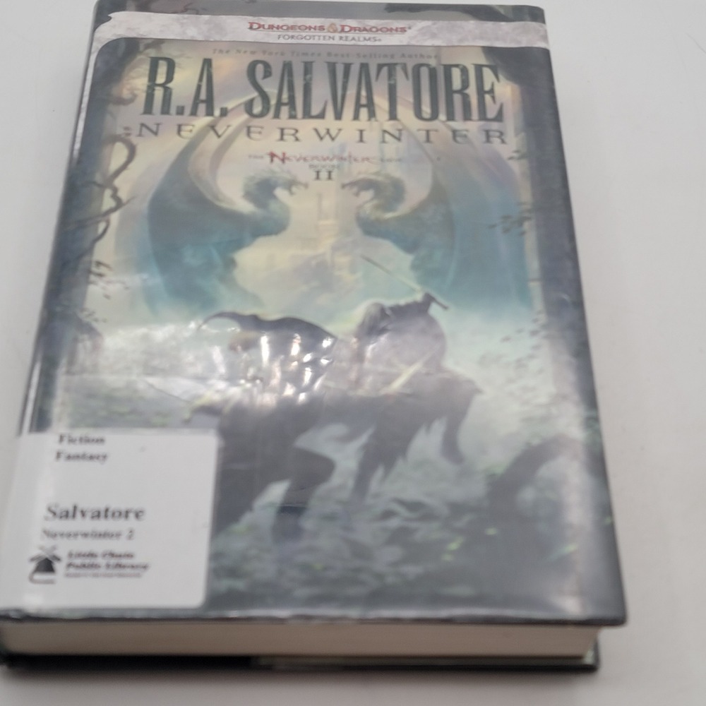 R.A. Salvatore Neverwinter Hardcover First Printing Ex-Library Good